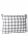 Vera Wang Crinkle Plaid Standard Sham