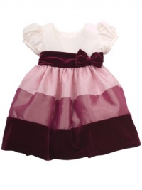 Rare Editions Baby-Girls Infant Colorblock Dress, Ivory/Rose, 12 Months Rare Editions Baby-Girls Infant Colorblock Dress, Ivory/Rose, 12 Months