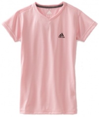 adidas Girls 7-16 Clima Tech Tee, Diva, X-Large adidas Girls 7-16 Clima Tech Tee, Diva, X-Large