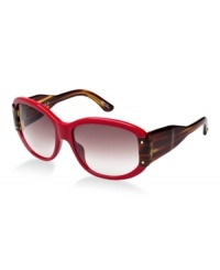 Up your style in these Uptown sunglasses from the Mary J. Blige Melodies collection. An ode to the oversized frames of the 60s with a strong Jackie O persona, these voluptuous sunglasses offer a collected cool. A diva attitude is essential for this style. Up your style in these Uptown sunglasses from the Mary J. Blige Melodies collection. An ode to the oversized frames of the 60s with a strong Jackie O persona, these voluptuous sunglasses offer a collected cool. A diva attitude is essential for this style.
