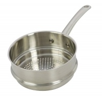 American Kitchen Tri-Ply 3-Quart Stainless Steel Steamer Insert American Kitchen Tri-Ply 3-Quart Stainless Steel Steamer Insert