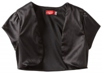 Ruby Rox Kids Girls 7-16 Satin Shrug, Black, Medium Ruby Rox Kids Girls 7-16 Satin Shrug, Black, Medium