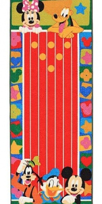 Disney Mickey Mouse Bowling Game Rug Disney Mickey Mouse Bowling Game Rug