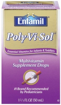 Enfamil Poly-Vi-Sol Multivitamin Supplement Drops for Infants and Toddlers, 1 2/3 - Ounce Bottles (Pack of 2) Enfamil Poly-Vi-Sol Multivitamin Supplement Drops for Infants and Toddlers, 1 2/3 - Ounce Bottles (Pack of 2)