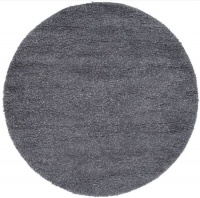 Area Rug 8x8 Round Shag Blue Gray Color - Surya Metropolitan Rug from RugPal Area Rug 8x8 Round Shag Blue Gray Color - Surya Metropolitan Rug from RugPal