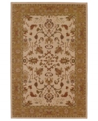 Vintage tones are arranged in a transitional floral motif upon this Cornwall area rug from Karastan's Bellingham collection, adding a perfect accent to classic and modern decors alike. Crafted of rich New Zealand wool. Vintage tones are arranged in a transitional floral motif upon this Cornwall area rug from Karastan's Bellingham collection, adding a perfect accent to classic and modern decors alike. Crafted of rich New Zealand wool.