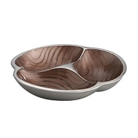 Reflecting the colors of southwest landscape, this classic Nambé design incorporates a new enamel finish. The ripple like design, mirroring the alluring lines found in sand and stone alike, is hand applied to each bowl, making each piece one of a kind. Reflecting the colors of southwest landscape, this classic Nambé design incorporates a new enamel finish. The ripple like design, mirroring the alluring lines found in sand and stone alike, is hand applied to each bowl, making each piece one of a kind.