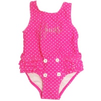 Guess Girls 12-24 Months Sailor Swimsuit (24 Months, Pink) Guess Girls 12-24 Months Sailor Swimsuit (24 Months, Pink)