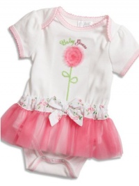 GUESS Kids Girls Baby Blooming Flower Bodysuit (0 - 9m), WHITE (6/9M) GUESS Kids Girls Baby Blooming Flower Bodysuit (0 - 9m), WHITE (6/9M)