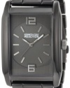 Kenneth Cole REACTION Men's RK5104 HOLIDAY-Box Set Rectangle Analog Grey Tone Watch