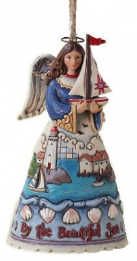 Enesco Jim Shore Heartwood Creek Coastal Angel Ornament, 4-1/2-Inch Enesco Jim Shore Heartwood Creek Coastal Angel Ornament, 4-1/2-Inch