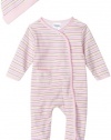 Spasilk 2 Piece Sleepwear With Hat - Girl Stripe Print