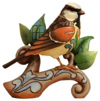 Enesco Jim Shore Heartwood Creek Sparrow Figurine, 4.5-Inch Enesco Jim Shore Heartwood Creek Sparrow Figurine, 4.5-Inch