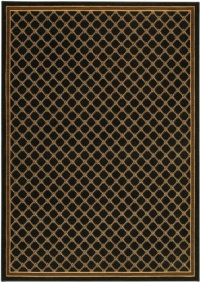 English Manor Coventry Trellis Black Rug Size: 8'6 x 11'6 English Manor Coventry Trellis Black Rug Size: 8'6 x 11'6