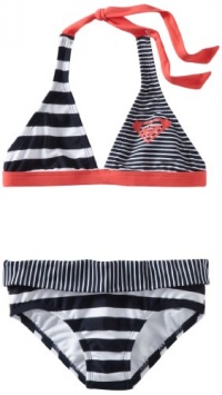 Roxy Kids Girls 2-6X Shore Halter Swimsuit Set, Day Break, 2T Roxy Kids Girls 2-6X Shore Halter Swimsuit Set, Day Break, 2T