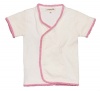 Layette Girl Creme With Wonderful Pink Trimming Top - Margery Ellen 3-6M
