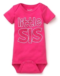 Big sis is sure to love this Sara Kety bodysuit, too! Big sis is sure to love this Sara Kety bodysuit, too!