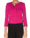 Armani Collezioni Pink Virgin Wool Jacket, 12, Pink