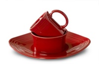 Fiesta 3-Piece Square Place Setting, Scarlet