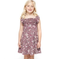 Roxy Kids Girls 2-6X Morning Sun Dress, Coastal Cove Floral, Medium Roxy Kids Girls 2-6X Morning Sun Dress, Coastal Cove Floral, Medium