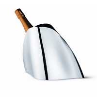 Georg Jensen champagne cooler. Designed by Maria Bernsten in stainless steel. The utmost in quality and design, this cooler will enhance any home or bartop setting. Georg Jensen champagne cooler. Designed by Maria Bernsten in stainless steel. The utmost in quality and design, this cooler will enhance any home or bartop setting.