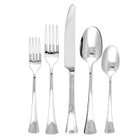 Ginkgo Woodruff 42-Piece Stainless Steel Flatware Set, Service for 8 Plus 2-Piece Hostess Set Ginkgo Woodruff 42-Piece Stainless Steel Flatware Set, Service for 8 Plus 2-Piece Hostess Set