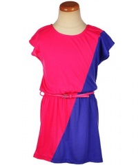 Guess Duality Belted Dress (Sizes 7 - 16) - pink, 7 - 8 Guess Duality Belted Dress (Sizes 7 - 16) - pink, 7 - 8