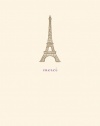 Graphique de France Eiffel Tower Boxed Thank You Notes, 4.25 x 5.5 Inches, Cream (L810CB)