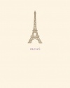 Graphique de France Eiffel Tower Boxed Thank You Notes, 4.25 x 5.5 Inches, Cream (L810CB)