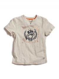 GUESS Kids Boys Grand National Camino Tee, OFF WHITE (2T) GUESS Kids Boys Grand National Camino Tee, OFF WHITE (2T)