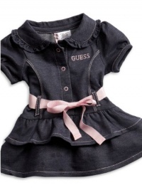 GUESS Kids Girls Tiered Knit Guess Dress (0 - 9m), INDIGO (6/9M) GUESS Kids Girls Tiered Knit Guess Dress (0 - 9m), INDIGO (6/9M)