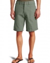 Savane Mens Big Side Elastic Canvas Cargo Short