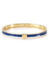 Simply styled, this bangle is just the bright touch, detailed with kate spade new york's signature.