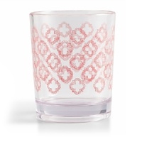 Bring a touch of mid-century style to your bar with these chic old-fashioned glasses from Q Squared. The red decal pattern puts a festive twist on any drink. Bring a touch of mid-century style to your bar with these chic old-fashioned glasses from Q Squared. The red decal pattern puts a festive twist on any drink.