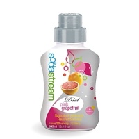 The fruity, citric flavor of Sodastream's Diet Pink Grapefruit soda mix is a favorite in the diet range. The grapefruit taste is naturally and artificially flavored containing 2% concentrated grapefruit juice. It can be compared to the taste of Fresca. We recommend that consumption takes place within 3-4 months upon ordering and that the syrup container is kept in a cool, dry place. The fruity, citric flavor of Sodastream's Diet Pink Grapefruit soda mix is a favorite in the diet range. The grapefruit taste is naturally and artificially flavored containing 2% concentrated grapefruit juice. It can be compared to the taste of Fresca. We recommend that consumption takes place within 3-4 months upon ordering and that the syrup container is kept in a cool, dry place.