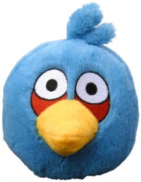 Angry Birds Plush 5-Inch Blue Bird with Sound Angry Birds Plush 5-Inch Blue Bird with Sound