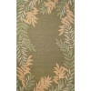 Liora Manne Spello Rug Collection - Fern Border Green, Size: 8' Round