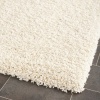Safavieh Shag Collection SG151-1212 Ivory Shag Area Rug, 4-Feet by 6-Feet