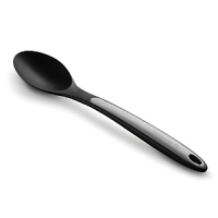 This Calphalon nylon spoon features a long handle and an extra generous scoop size that make maneuvering in the kitchen faster and safer. The slotted spoons offer a quick draining slot pattern and a grip-anywhere handle that lets you decide where to hold it. This Calphalon nylon spoon features a long handle and an extra generous scoop size that make maneuvering in the kitchen faster and safer. The slotted spoons offer a quick draining slot pattern and a grip-anywhere handle that lets you decide where to hold it.