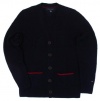 Tommy Hilfiger Mens Lambswool Cardigan Sweater - M - Navy