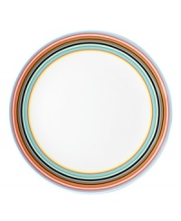 More than bold stripes and fun colors, the Origo salad plates transition from oven to table and into the dishwasher without a hitch. Combine with other Iittala dinnerware pieces to make any setting pop. Designed by Alfredo Haberli. More than bold stripes and fun colors, the Origo salad plates transition from oven to table and into the dishwasher without a hitch. Combine with other Iittala dinnerware pieces to make any setting pop. Designed by Alfredo Haberli.
