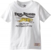 True Religion Boys 2-7 Outlaws Short Sleeve Logo Crew Neck Tee, White, Medium