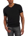 Calvin Klein Sportswear Men's Short Sleeve V-Neck Tee, Gunmetal Hthr, X-Large