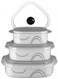 Corelle Coordinates Simple Lines 6-Piece Microwave Cookware Set Corelle Coordinates Simple Lines 6-Piece Microwave Cookware Set
