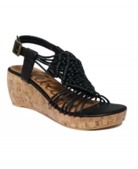 Hippie chic has never been so sweet. Rebels' Lasso wedge sandals perfectly partner with your vintage style for a look with all the right vibes. Hippie chic has never been so sweet. Rebels' Lasso wedge sandals perfectly partner with your vintage style for a look with all the right vibes.