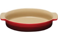 Le Creuset Stoneware 10-1/2-Inch Oval Baking Dish, Cherry