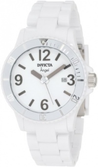 Invicta Women's 1207 Angel White Dial White Plastic Watch Invicta Women's 1207 Angel White Dial White Plastic Watch
