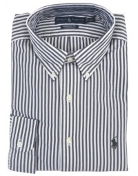 Polo Ralph Lauren Big & Tall Grey Striped Woven Shirt Polo Ralph Lauren Big & Tall Grey Striped Woven Shirt