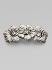 Beautiful flowers are the perfect accent for a feminine hairstyle. Sterling silverLength, about 3¼Alligator clip closureMade in Italy Beautiful flowers are the perfect accent for a feminine hairstyle. Sterling silverLength, about 3¼Alligator clip closureMade in Italy