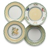 This cheerful collection combines delicious designs to be mixed & matched. The dinner plate, salad plate, bread & butter plate and rim soup bowl are available in four different styles: Fleurence, Valence, Orange and Vienne.